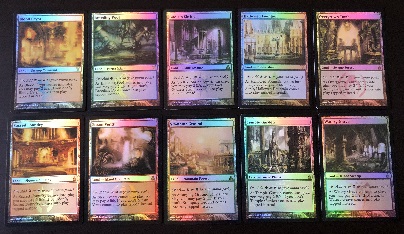 Shock Land DIS/GTP/RAV FOIL (Totale 10 carte) Dissension
